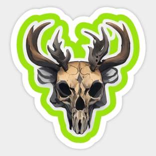 Deer skull Sticker